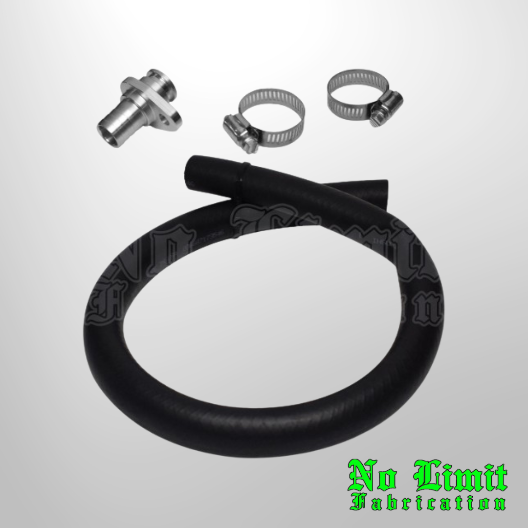 No Limit Fabrication 6.4 Power Stroke Passenger Coolant Lin Fix